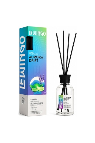 Lewingo Bambu Ortam Kokusu 110ml Cam Şişe Aurora Drıft - 24'li Paket Diğer