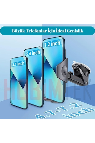 Hepu Teleskopik Vantuzlu Araç İçi Telefon Tutucu Ha-a11