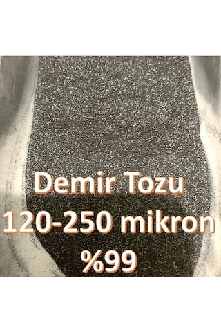 Metalik Demir Tozu 120-250 mikron - 5 kg Metalik Demir Tozu 120-250 mikron - 5 kg