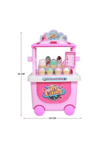 Global Toys Tekerlekli Oyuncak Dondurma Arabası