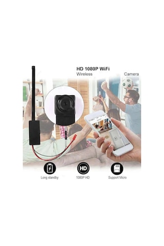 1080p Full Hd Wi-fi Mini Ip Modül Kamera Kesintisiz Güvenlik Ve Uzaktan İzleme