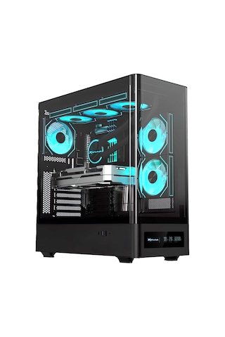 Ghost V938 6 120mm Argb Fan Atx Gamıng Case 750w 80+bronze Type C 1+usb3.0 1+usb2.0 1