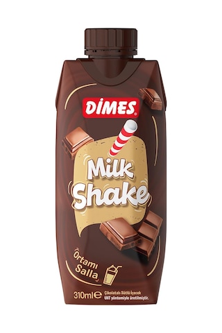 Dimes Milkshake Çikolatalı 310 Ml X 12 Adet