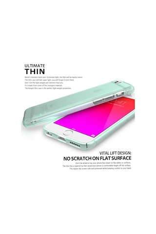 Ringke Slim Frost Apple Uyumlu iPhone 6s/ 6 İle Kılıf Pink