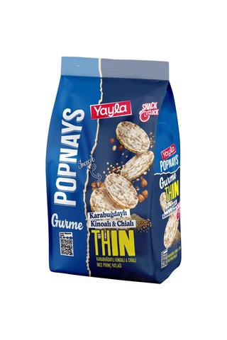 Yayla Popnays Gurme Karabuğday Kinoa Ve Chialı İnce Pirinç Patlağı 80 G X10