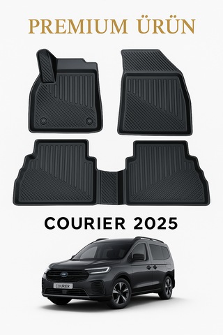 Ford Tourneo Courier 2024 Ve Sonrası 3d Oto Paspas Premium