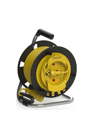 Stanley ST-G-5015+2 Makaralı Kablo 50 Mt, 3x1.5mm, 1 Prizli, IP44