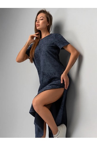 Happyfox Yırtmaçlı Uzun Evde Giyilebilecek Tişörtle Etek Elbise 404069284