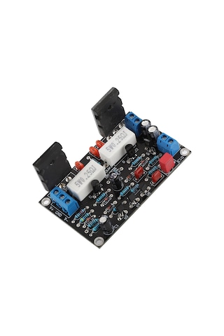 Moveevo 2sc5200+2sa1943 Transistörlü Güç Amfi Kartı - 100w/150w, Hoparlör Koruma Devresi, 10-45v Çift Dc Girişi, Hızlı Kurulum