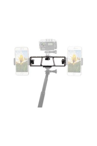 Createtech Puluz Pu395 Kamera Standı & Klip Braketi, 3x1/4 Konu Vidalı, Yayın Ve Video Üretim İçin