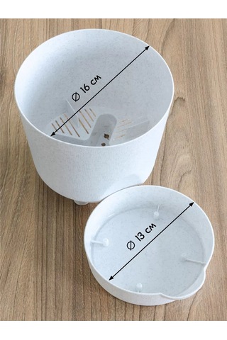 Interm Çiçek Saksısı, 3 Adet 2 Litre 62101676