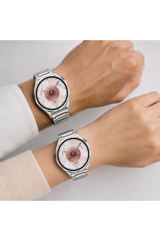 Huawei Watch Gt6 46mm İle Uyumlu Katlanır Klipsli Paslanmaz Çelik Saat Kordonu