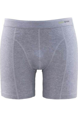 Blackspade Erkek Pamuk Elastan Retro Boxer Tender Cotton 9216 - Gri Melanj