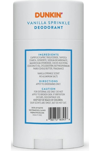 Native Dunkin Vanilla Sprinkle Alüminyumsuz Stick Deodorant 75gr