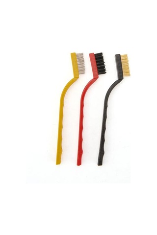 Kpm 3'lü Tel Fırça - Renkli - 16 Cm