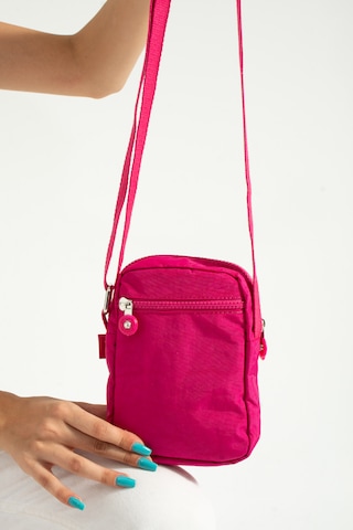 Nemo Bags Fuşya Unisex Telefonluk, Cüzdan, Kartlık, Çapraz Askılı Omuz Çantası, 18x13cm Fuşya