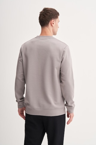 Cazador 53270 Erkek Bisiklet Yaka Sweatshirt Gri