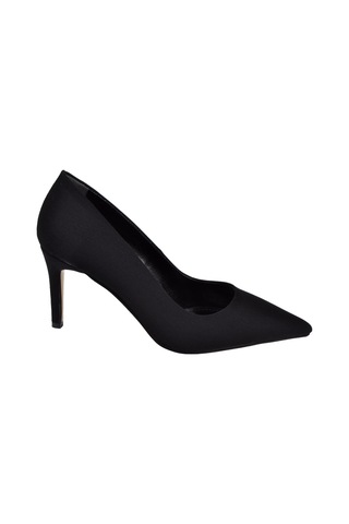 Pullman 8 Cm İnce Topuk Kadın Stiletto Pl-89gv Siyah Saten