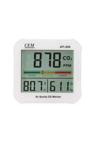 Cem Dt-326 Hava Kalitesi Ve Karbondioksit Ölçer