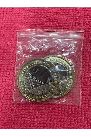 Çanakkale 1 Lira Hatıra Para Set
