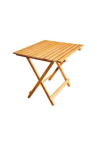 Ahşap Katlanır Masa Piknik Masası Balkon Masası Meşe