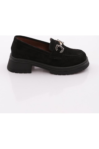 Dgn 5587 Kadın Loafer Ayakkabı Siyah
