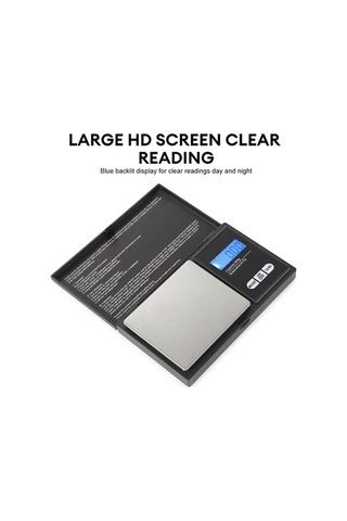 Wondernest Tartı Takı Paslanmaz Mini Hassas Gümüş Elektronik Çelik 500g/0.01g Fg Gümüş