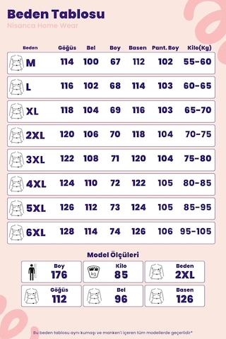 Nisanca Büyük Beden Peluş Polar Pijama Takımı- Kışlık Büyük Beden Kadın Pijama Bordo