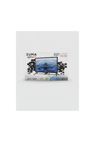 Zuma Star 22" 55 Ekran 12v Full Hd Karavan - Tekne - Yat Lcd Monitör Tv