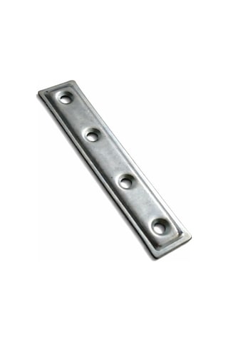 Düz Demir Gönye Köşebent, Metal Lama Montaj Demiri, Mobilya Dolap Raf Masa Köşe Bağlantı Aparatı, 16x80mm, 25 A Diğer