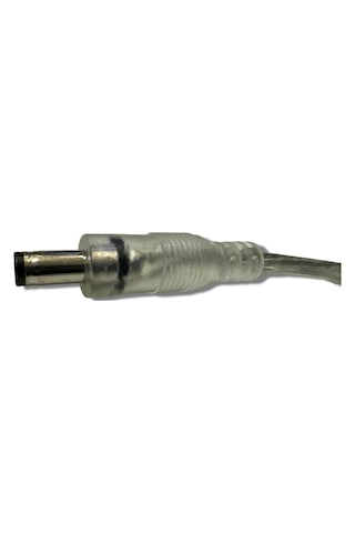 Dc Eril Soketli Konnektör Fişi Şeffaf Güç Uzatma Kablosu Evrensel Adaptör 20cm Dc 5.5mm X 2.1mm
