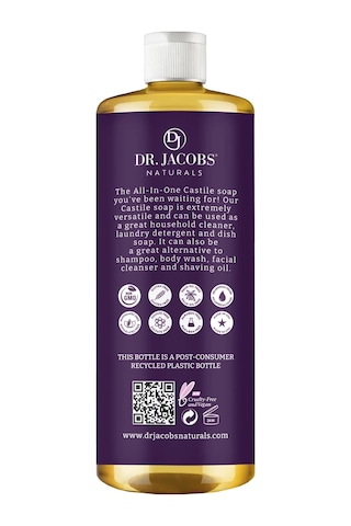 Dr. Jacobs Naturals Lavanta Özlü Çok Amaçlı Bitkisel Kastil Sabun 946ml