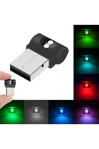Spelt Sensörlü Renk Değiştirebilen Renkli Usb Lamba Usb-a Aydınlatma Dekoratif Mini Led Işık Rgb