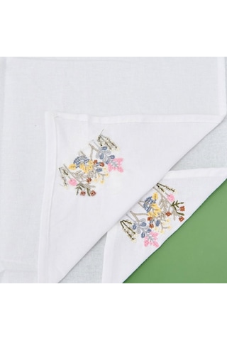 Evidea Soft Fancy Granny Masa Örtüsü - Beyaz - 140x200 Cm Beyaz