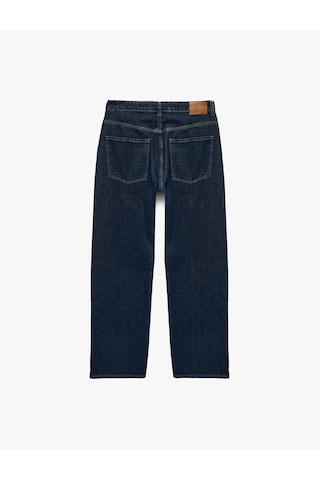 Koton Pamuklu Normal Bel Cepli Loose Fit Jean Pantolon Raw 7wam40207nd 63x