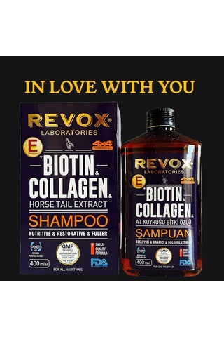 Biotin & Collagen Şampuan, 400 Ml