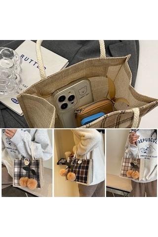 Trendooze Kadın Gri Fermuarlı Çantası Modern Gri Elma Boyutu Diğer