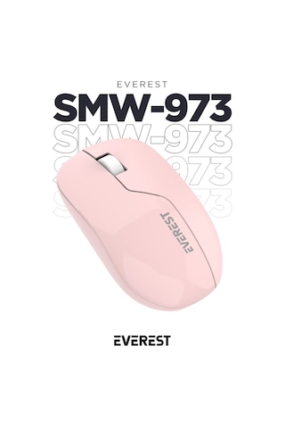 Everest Smw-973 Usb Pembe 2.4ghz Kablosuz Mouse