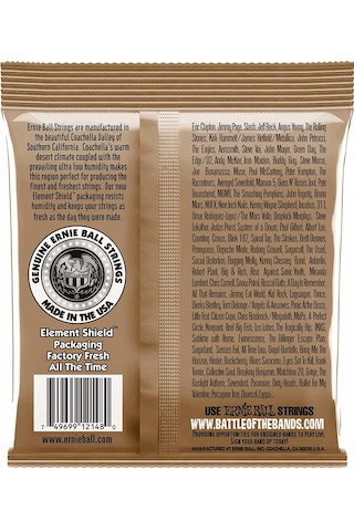 Ernie Ball P02148 11-52 Akustik Gitar Teli Super Slinky Bronze