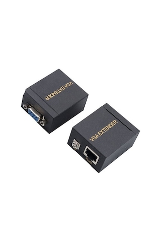 Powermaster Pm-17297 Vga To Cat5 Cat6 60 Metre Vga Extender Uzatıcı Görüntü Sinyal Uzatıcı