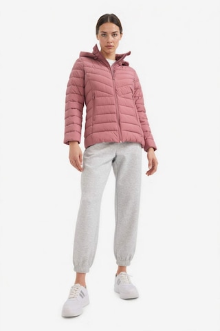 Defacto Defactofit Su İtici Regular Fit Kapüşonlu Fermuarlı Cepli Şişme Mont E9253ax25aubr226 Bordo-br226