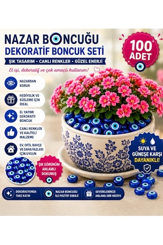 Nazarboncuğu Saksı Süsü