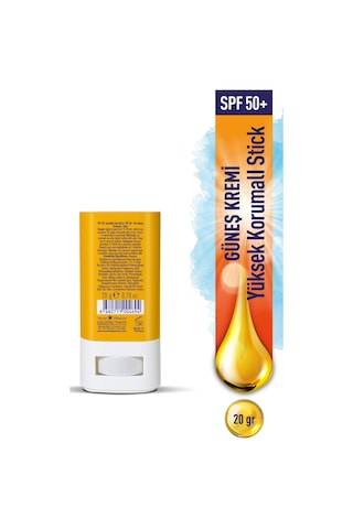 Eda Taşpınar Invisible Yüz Güneş Korucu Stick SPF50+ 20 G