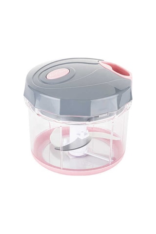 Açık Pembe Gri Büyük Pratik Doğrayıcı ve Çırpıcı 1000Ml Diğer