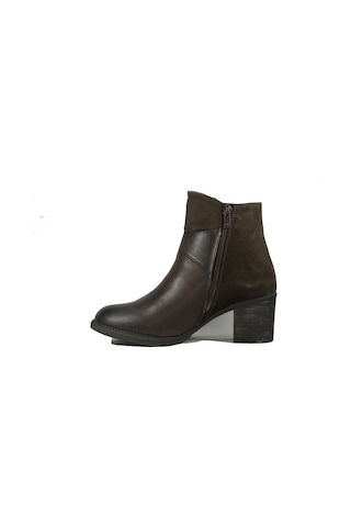 Freefoot 01306 Kahve Deri Kadın Bot 001