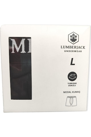 Lumberjack 4M Mb Mod 1 30Nk03 4Fx Underwear Siyah Erkek Boxer