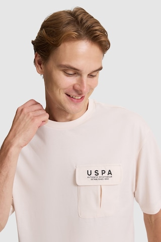 U.s. Polo Assn. Erkek Krem Tişört 50327021-vr071