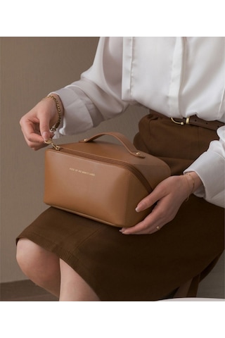 None Taşınabilir Seyahat Makyaj Çantası