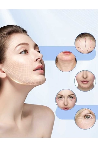 Pazly Pembe Mikro Masajlı Yüz Gençleştirici Cihazı - Geeroyoo Cilt Bakım Aleti Pembe