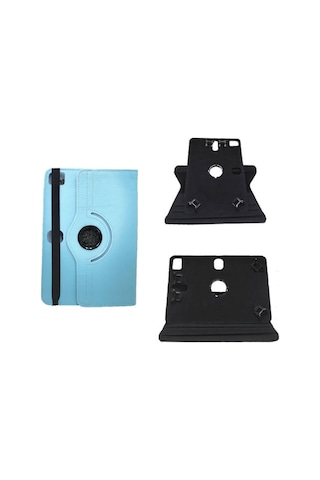 Vorcom S12 10.1 Universal Kancalı Tablet Kılıfı + Nano Esnek Ekran Koruyucu Arka Kapak